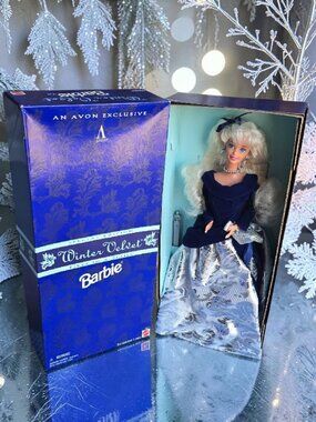 1995 Winter Velvet Special Edition Barbie Avon Exclusive